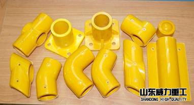 1000噸液壓機(jī)加工成型的玻璃鋼連接件