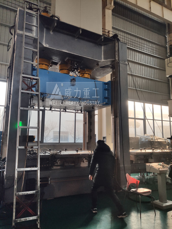 伺服框架式液壓機試機